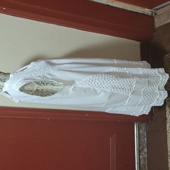 ADVANCE APPARELS SLEEVELESS WHITE DRESS 👗 SIZE XL - Picture 9 of 16